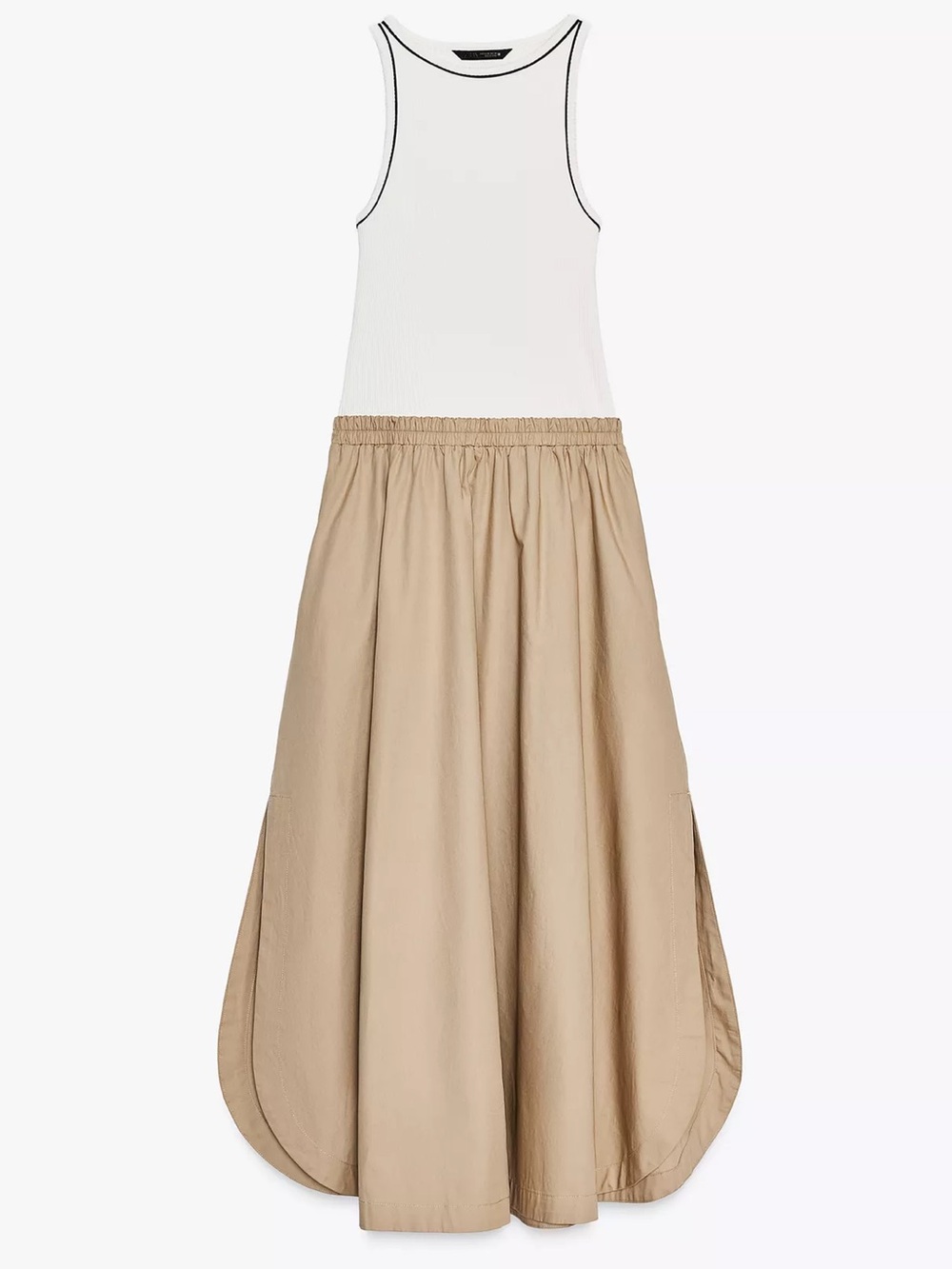 Zara - Poplin midi dress